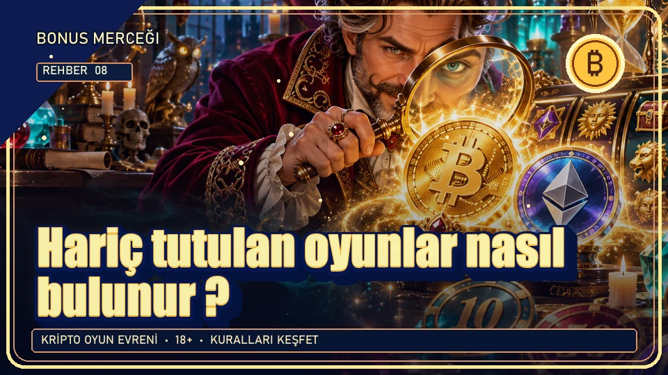 Hariç tutulan oyunlar nasıl bulunur? için kripto temalı oyun kapağı
